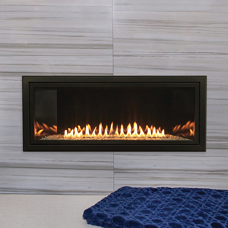 36  Boulevard Contemporary Linear Vent Free Fireplace, Remote (Electronic Ignition)