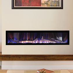 60" Boulevard Contemporary Linear Vent Free Fireplace, Remote (Electronic Ignition) - Empire Comfort Systems