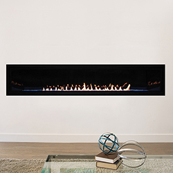 72" Boulevard Contemporary Linear Vent Free Fireplace, Remote (Electronic Ignition) - Empire Comfort Systems